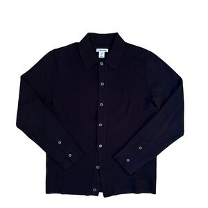 Thom Aaron Black Button-Up Cardigan